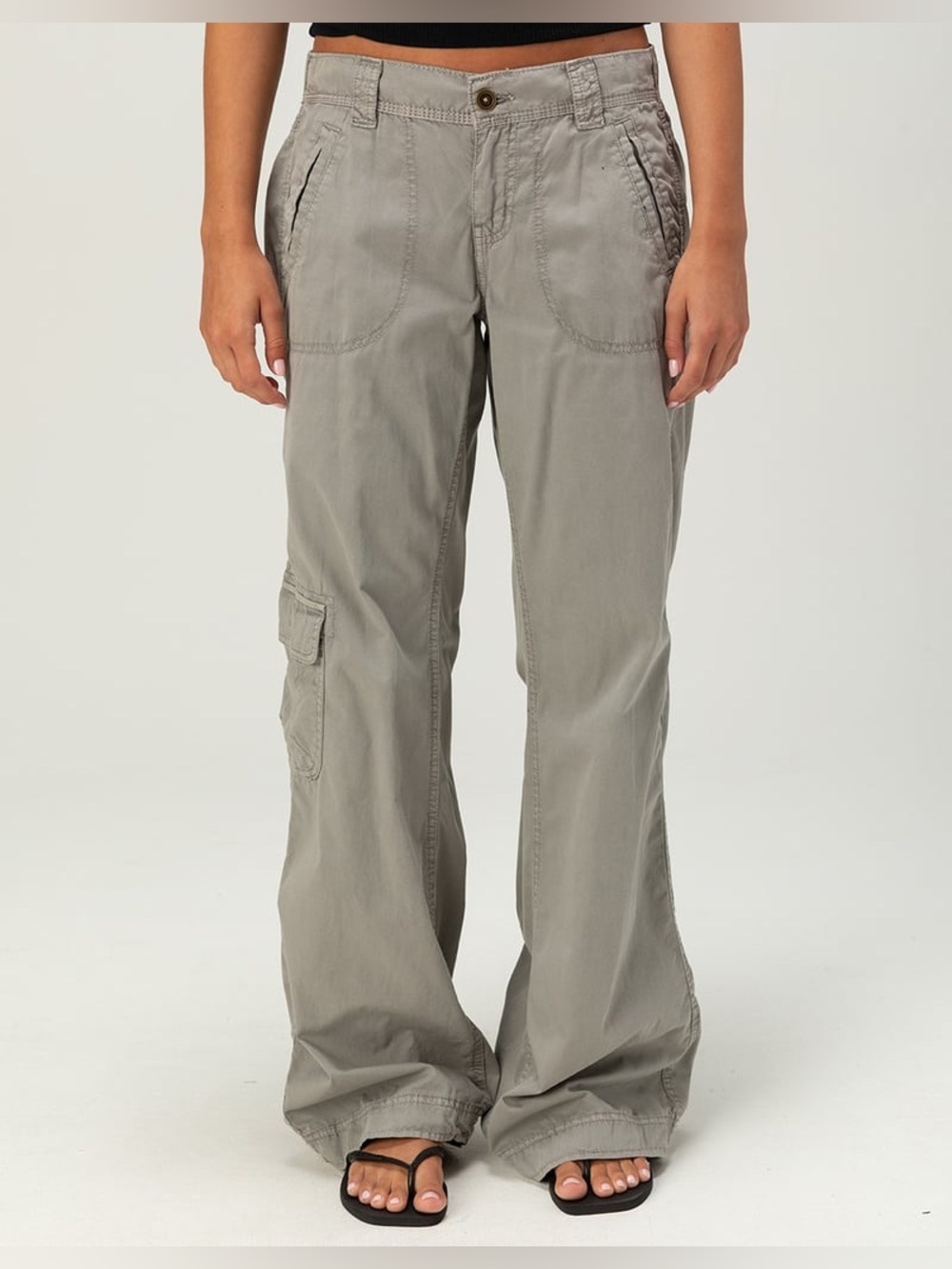 BDG Urban Outfitters New Y2K Cargo Pants - Size Large - in Gray - C79-007